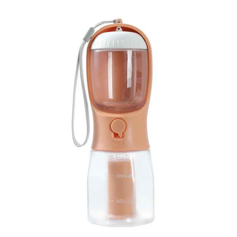 3-in-1 Dog Water Bottle – Food Dispenser & Waste Bag Holder