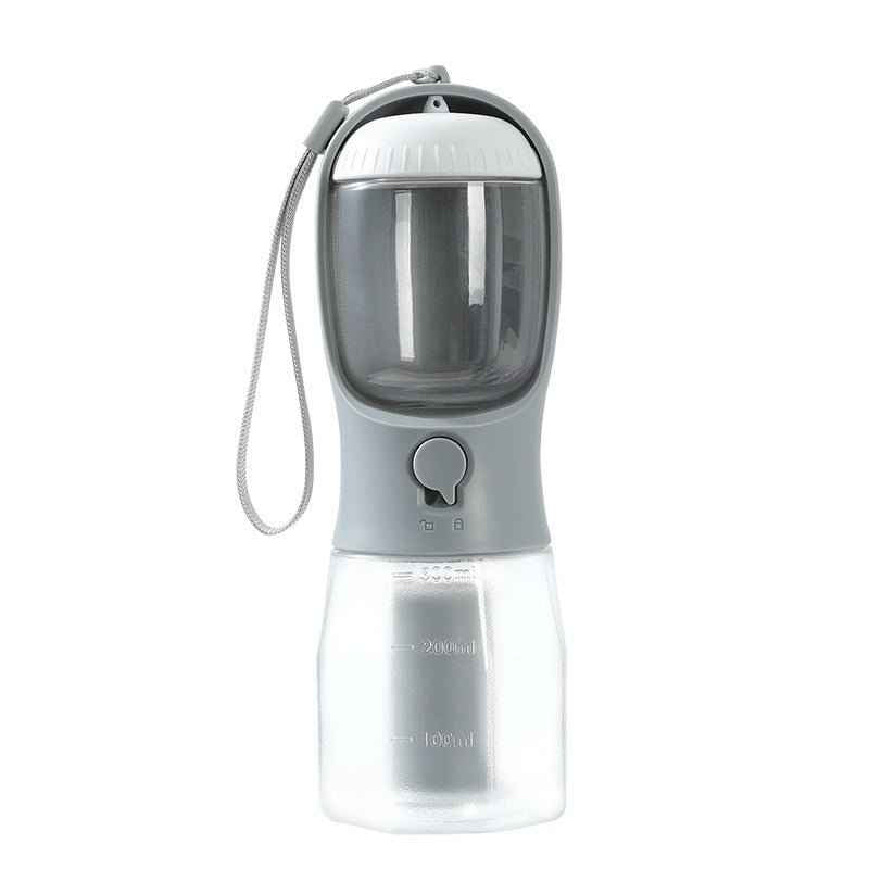 3-in-1 Dog Water Bottle – Food Dispenser & Waste Bag Holder