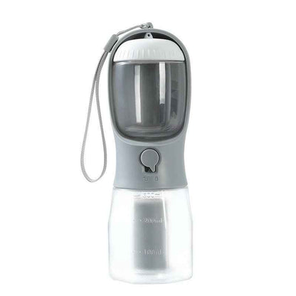 3-in-1 Dog Water Bottle – Food Dispenser & Waste Bag Holder
