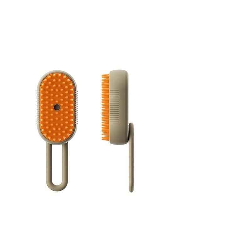 3-in-1 Steam Pet Grooming Brush – Electric Spray Hair Comb