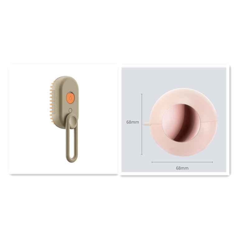 3-in-1 Steam Pet Grooming Brush – Electric Spray Hair Comb