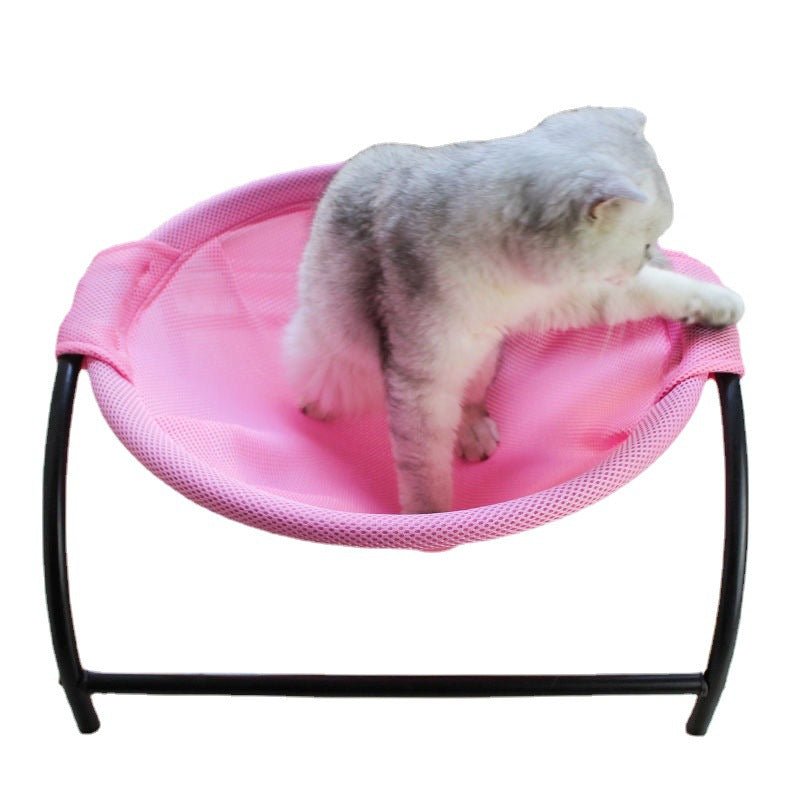 Elevated Cat Hammock Bed – Breathable Pet Sleeping Bed - Dulypets