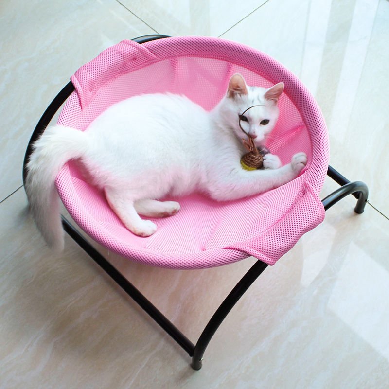 Elevated Cat Hammock Bed – Breathable Pet Sleeping Bed - Dulypets