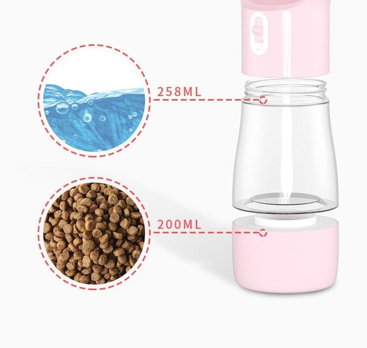 Portable Dog Water Bottle – Travel Pet Feeder & Dispenser - Dulypets