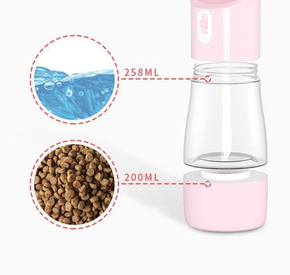 Portable Dog Water Bottle – Travel Pet Feeder & Dispenser - Dulypets