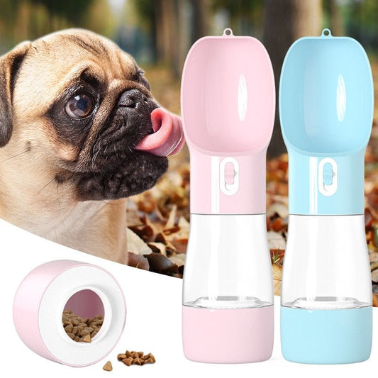 Portable Dog Water Bottle – Travel Pet Feeder & Dispenser - Dulypets