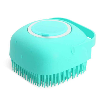 Silicone Pet Shampoo Brush – Soft Bath Massage Grooming Tool