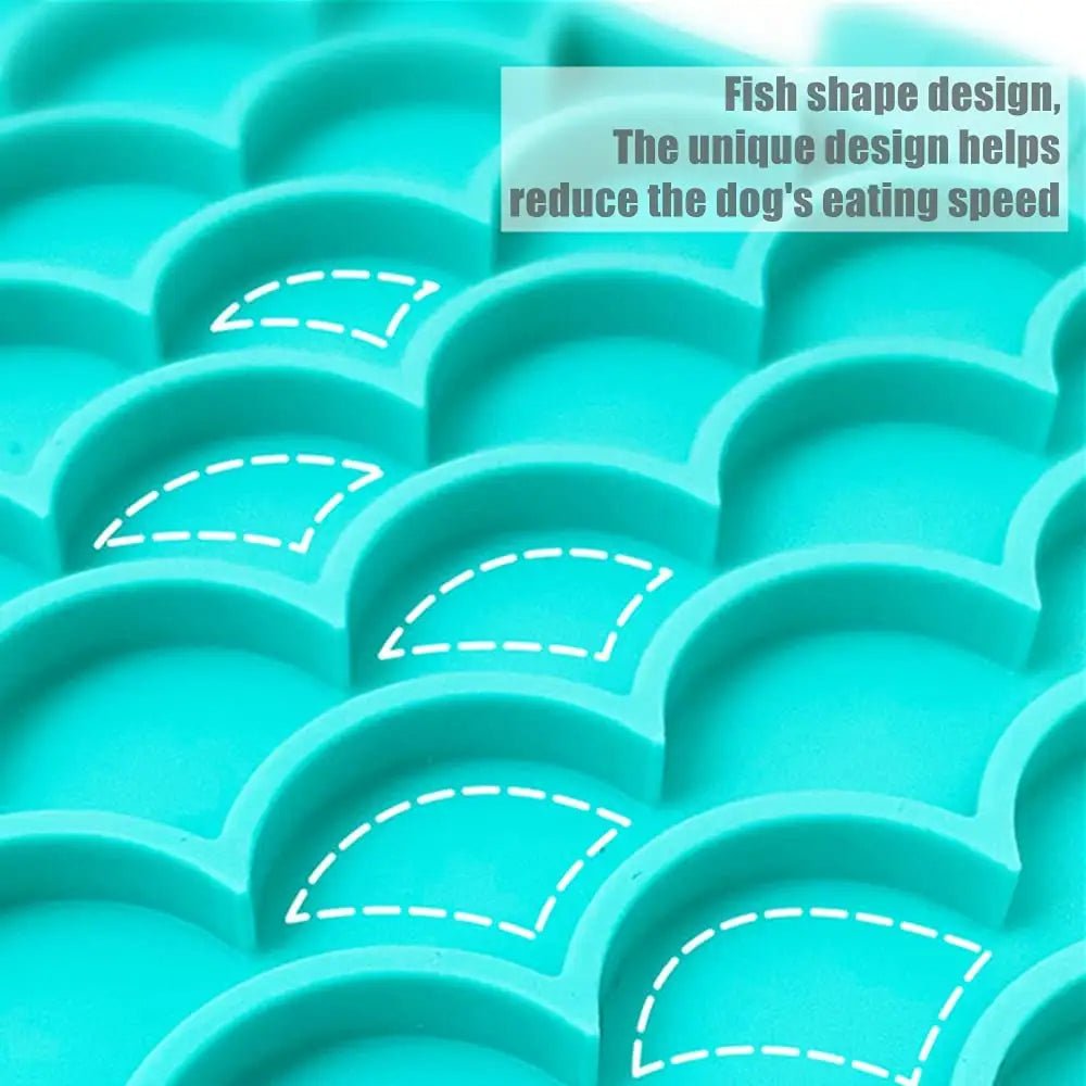 Silicone Slow Feeder Dog Bowl – Anti Choking Pet Lick Mat - Dulypets
